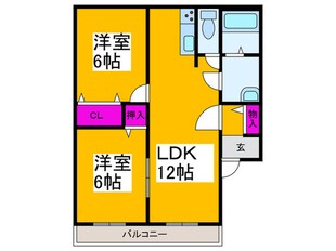 豊永ハイツの物件間取画像